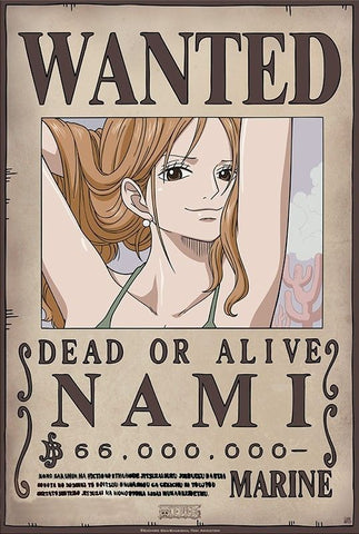 ONE PIECE - Wanted Poster: Nami New World