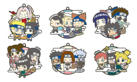 One of Naruto Rubber Mascot Teams of 3