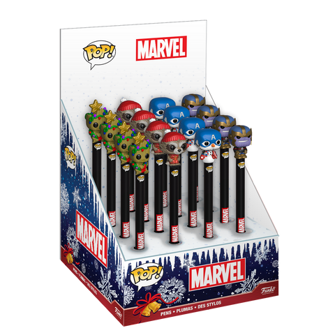 One of Funko Pen Toppers: Marvel Holiday