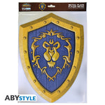 WORLD OF WARCRAFT - Metal plate "Alliance Shield"