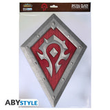 WORLD OF WARCRAFT - Plaque métal "Horde Shield"