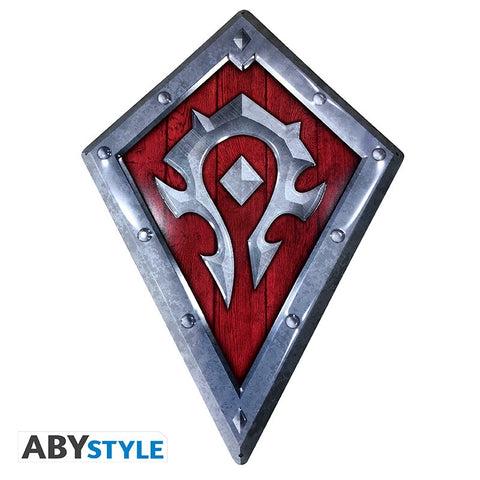 WORLD OF WARCRAFT - Plaque métal "Horde Shield"