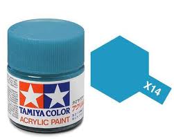 Tamiya Acrylic (10ml) Gloss X-14 Sky Blue
