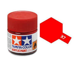 Tamiya Acrylic (10ml) Gloss X-7 Red