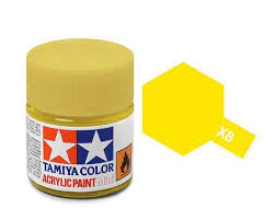Tamiya Acrylic (10ml) Gloss X-8 Lemon Yellow