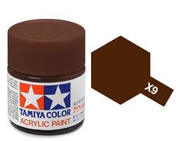 Tamiya Acrylic (10ml) Gloss X-9 Brown